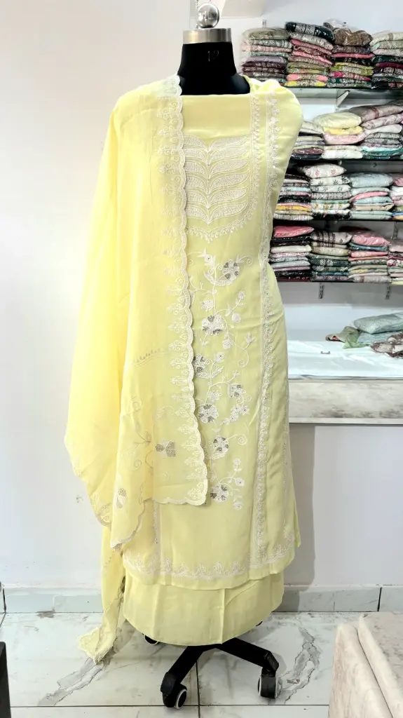 Mal cotton lakhnavi suit