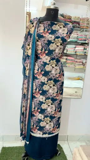 Georgette floral suit