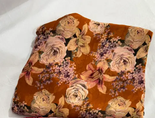 Georgette floral suit